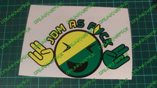  JDM AS FCK EMOJI STICKER
