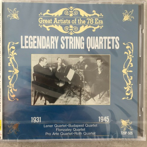 Legendary string quartets 1931 - quartets,